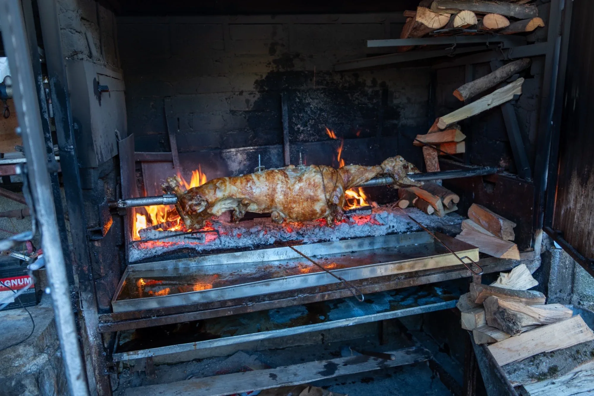Jagnjetina sa ražnja u restoranu Žitnjak