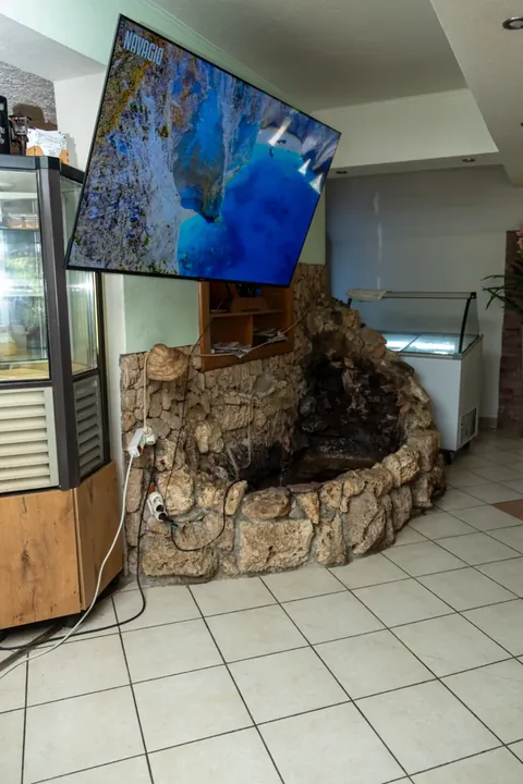 Kameni detalj u restoranu